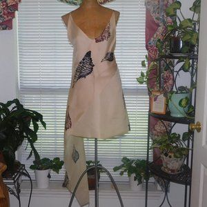 NWT $478 Funky Silk Parchment Dress RACHEL COMEY XS 4